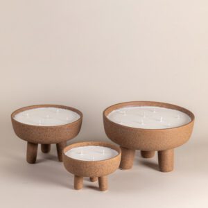 קערת אבן מדברית רגליים